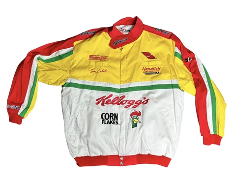 Vintage Chase Authentics NASCAR Racing Terry Labonte Kellogg's Jacket Size XXL Cover