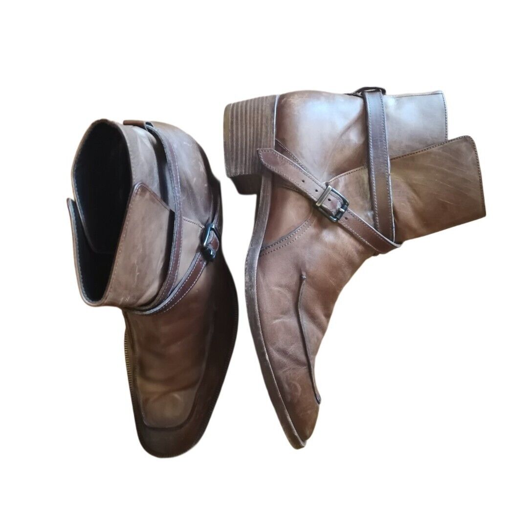Bottega Veneta Leather Upper Brown Boots for Men for Sale Bottega Veneta Leather Upper Brown Boots for Men for Sale