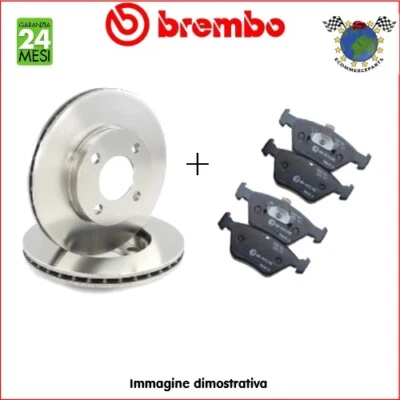 Kit Dischi E Pastiglie Freno Ant Brembo Per Opel Kadett E Kadett D Corsa A - Immagine 1 di 4