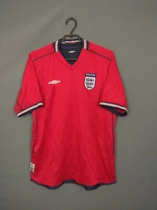 England Jersey 2002 2004 Away LARGE Shirt Mens Trikot Camiseta Umbro ig93 - Picture 1 of 11