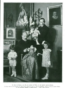 Document ancien le duc de Guise 1935 issu de magazine - Imagen 1 de 1