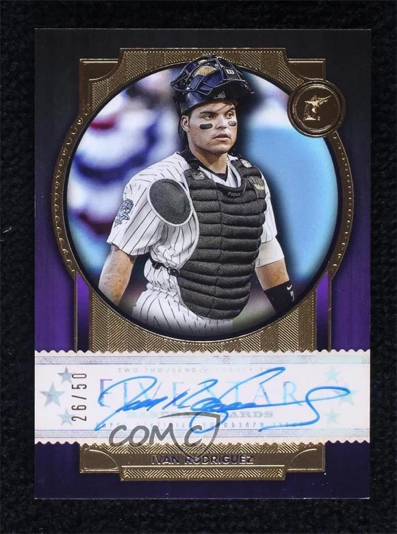 2022 Topps Five Star Auto Purple 26/50 Ivan Rodriguez #FSA-IR HOF