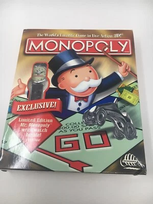 Monopoly (PC, 2001) with Mr. Monopoly watch! Game Windows 95/98 C1 - Image 1 of 4