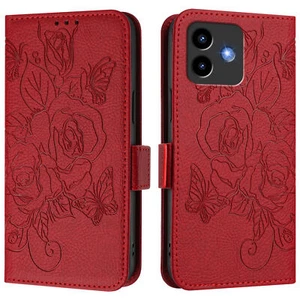 For Cubot Note 40, Fashion Flowers Pattern Leather Wallet Stand Soft Case Cover - Picture 1 of 26
