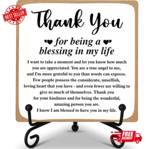 Thank You Gifts for Women Men Friends Mom, Thank You for Being a Blessing in My - Picture 1 of 6