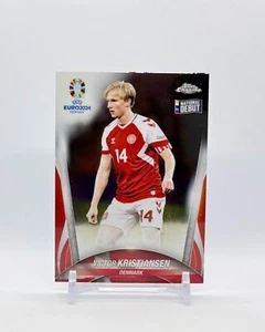 2024 Topps Chrome Euro #144 Victor Kristiansen - Picture 1 of 2