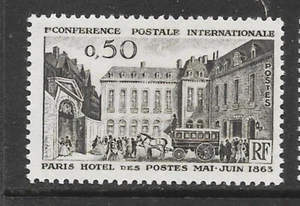 FRANCE 1963 50c Hotel des POSTES Paris vf MINT never hinged SG 1617 - Picture 1 of 1