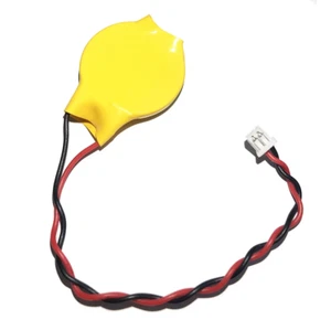 Portátil Portátil Hora Reloj Bios Cmos Batería 3V CR2032 con Cable - Imagen 1 de 2