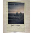 1984 Jean-Francis Millet Museum Of Fine Arts Boston Exhibition Poster 23.5 X 37"