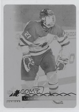 2017 Upper Deck Team Canada Juniors Printing Plate Black 1/1 Liam Hawel #62 0c3