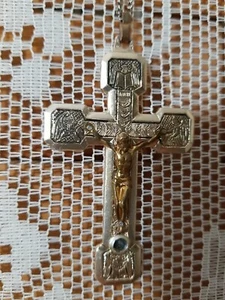 Ciondolo Crocifisso Roma Via Crucis Gesù Collana Croce - Foto 1 di 7