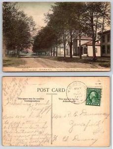 Vicksburg Michigan DIVISION STREET DIRT ROAD Koons Photo Postcard L212 - Picture 1 of 1