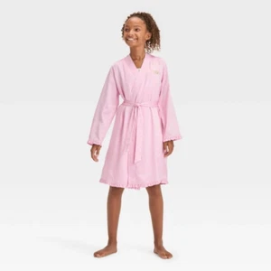 F.A.O. Schwarz Girls Pink Satin Robe *NEW* - Picture 1 of 11