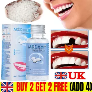 Permanent Strong Teeth Tooth Repair Dental Cement Cavity Filling Kit Fake Teeth~ - Picture 1 of 20