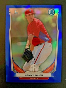 2014 Bowman Chrome Kenny Giles BLUE REFRACTOR #d /250