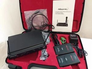 Hisonic Wireless Lavalier and Headset Microphone System w Case -No handheld mic - Picture 1 of 8