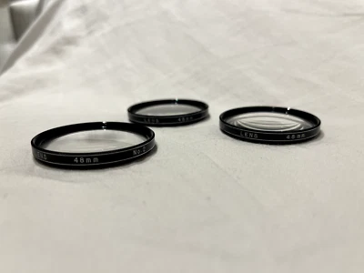 Vivitar Close-Up 48mm Lens Set, 3 Lenses + Case, In box, Made in Japan - Image 1 of 4