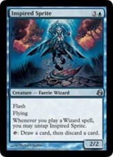 Inspired Sprite X4 NM Magic the Gathering MTG Morningtide 4X