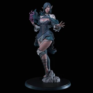 Dungeons & Dragons Personaggio Giocabile Femmina Elfo Lunariel Strega, Mago, Strega - Foto 1 di 3