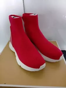 Michael Kors Katrina Carmín Rosa Suave Elástico Punto Botín Talla 4 - Imagen 1 de 10
