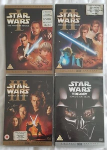 Star Wars 1,2 & 3 (2 Disc DVD's) Plus Bonus Disc : THX Mastered Like New - Bild 1 von 13