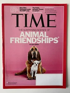 SCIENCE OF ANIMAL FRIENDSHIPS February 20 2012 TIME MAGAZINE Syria Under Siege - Picture 1 of 2