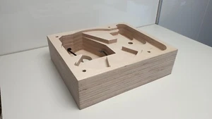 Socle contreplaqué bouleau Baltique pour Lenco L70/L75 - Photo 1/5