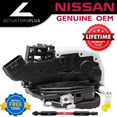 Nissan Quest Genuine OEM Front Left Door Lock Latch Actuator 11-17 Lifetime Wnty - Image 1 of 4
