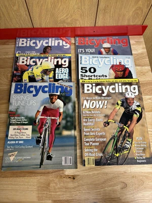 Bicycling MAGAZINE 80s 90s GREG LEMOND Road & Mountain Nike Lot Of 6 Issues - Image 1 of 4