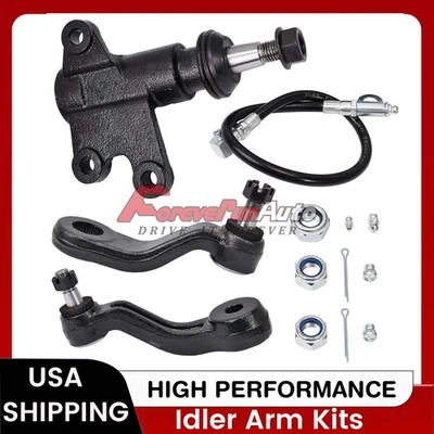 Pitman & Idler Arm Bracket Assembly for Chevrolet GMC C1500 C2500 C3500 1993-00 - Image 1 of 4