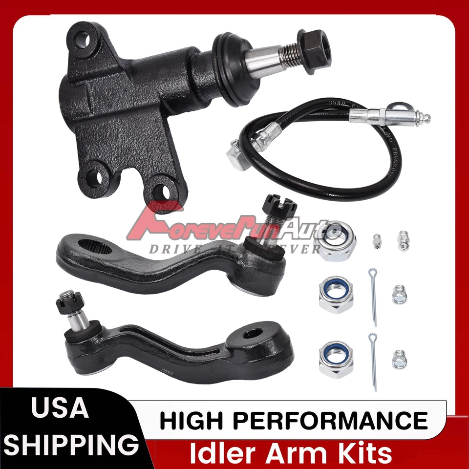 Pitman & Idler Arm Bracket Assembly for Chevrolet GMC C1500 C2500 C3500 1993-00 - Image 1 of 4