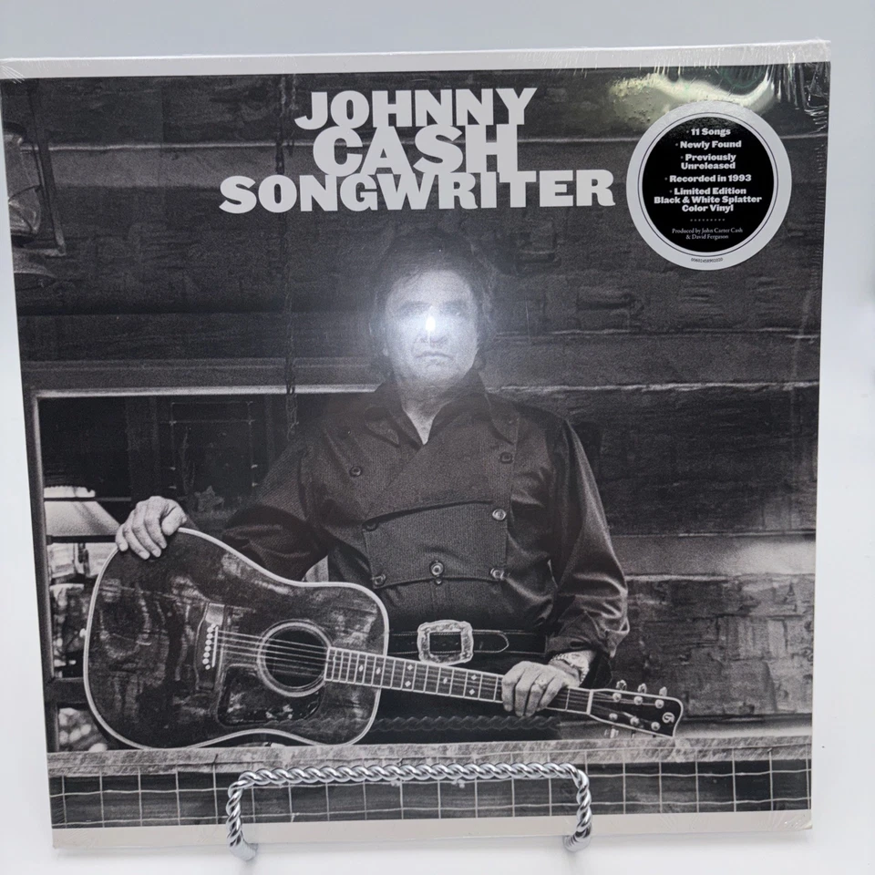 Johnny Cash – Songwriter - LP 2024 Universal Limited Black & White Splatter