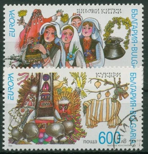 Bulgaria 1998 Europa CEPT Fiestas y Fiestas 4332/33 Sellado - Imagen 1 de 1