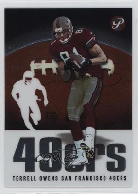2003 Topps Pristine Terrell Owens #23 HOF - Image 1 of 2