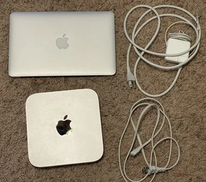 Apple 2010 Mac Mini and 11” MacBook Air lot WORKS OEM charger power cord bundle - Picture 1 of 17