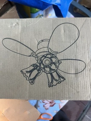 LEDIARY 28″ Small Ceiling Fan with Light – Walnut - Image 1 of 2