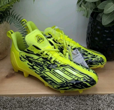 Adidas Adizero 12.0 Mismat Black Mens Size 10.5 Football Cleats - Image 1 of 4