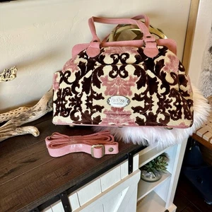 Bolsa de pañales Cake By Petunia rosa y marrón - Imagen 1 de 8