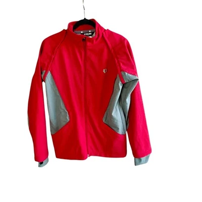 Chaqueta de ciclismo Pearl Izumi para hombre roja y gris mangas con cremallera chaleco talla mediana Foto 1 de 4