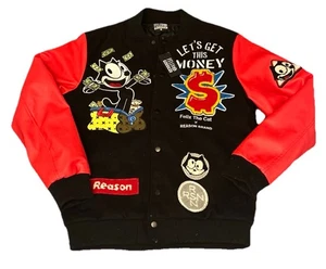 FELIX THE CAT College Jacke Größe S bestickt Neu mit Etikett - Bild 1 von 9