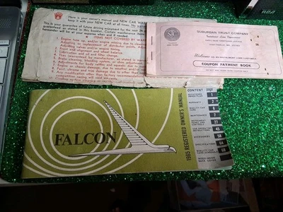 1965 Ford Falcon Owners Manual Original Payment Book Free Shipping  - Image 1 of 4