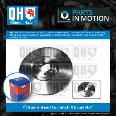 2x Brake Discs Pair Vented fits CITROEN DS5 THP 1.6 Front 11 to 15 340mm Set QH - Image 1 of 4