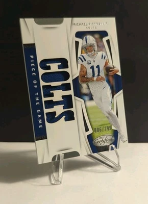 2025 Panini Certified Piece of the Game Michael Pittman Jr. #POG-MPJ /299 Colts - Image 1 of 4