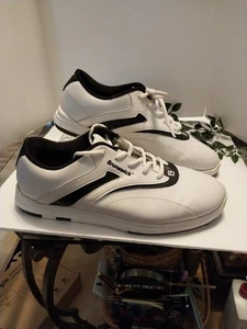 Womens Sz 9.5 Brunswick White Bowling Shoes Flexside Technology Great Condition - Picture 1 of 6