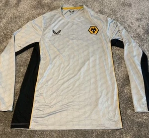 Wolverhampton Wanderers Wolves Castore Long Sleeve Training Top Size Medium New - Picture 1 of 10