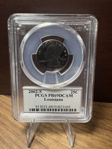 2002-S 25C PCGS PR69DCAM - Clad Louisiana Quarter - Picture 1 of 2