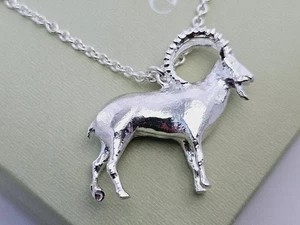 Alex Monroe MOUNTAIN GOAT necklace sterling silver new in box - Picture 1 of 13