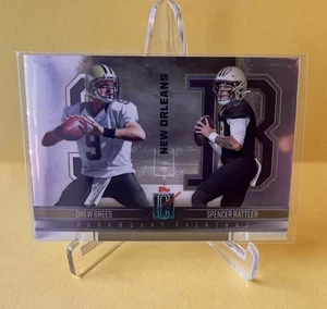 2025 Topps Signature Class Drew Brees/Spencer Rattler Paramount Pairings #PP-3 - Bild 1 von 3