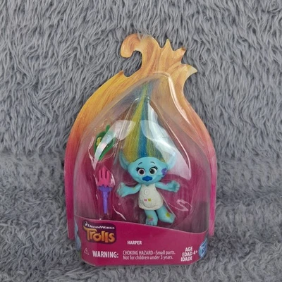 Hasbro Dreamworks Trolls Harper Doll With Painting Palette & Paintbrush 4"  - Image 1 of 4