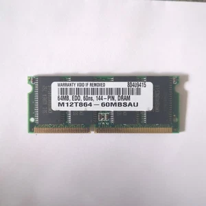 SEC PC100 64MB Laptop RAM Memory SDRAM Vintage Retro PC M12T864-60MBSAU 60ns EDO - Picture 1 of 2